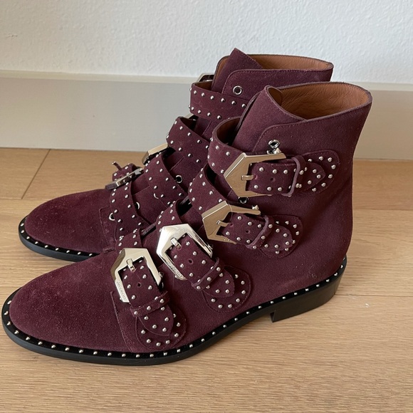 GIVENCHY Studded Suede Ankle Boot - Picture 2 of 8